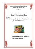 SKKN: Một số biện pháp giúp học sinh luyện kỹ năng nói trong giờ học tiếng anh lớp 4