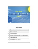 Bài giảng Lý thuyết thống kê phần 1