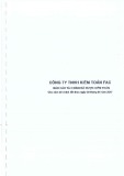 Báo cáo tài chính đã kiểm toán Công ty TNHH Kiểm toán FAC năm tài chính kết thúc ngày 30/06/2017
