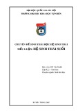 Tiểu luận Hệ sinh thái suối: Chuyên đề sinh thái học hệ sinh thái