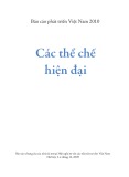 Báo cáo phát triển Việt Nam năm 2010: Các thể chế hiện đại