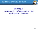 Bài giảng Quản lý xây dựng: Chương 2