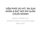 Bài giảng Viêm phổi do hít, ấn sụn nhẫn và đặt nội khí quản chuỗi nhanh