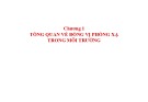 Bài giảng Ứng dụng kỹ thuật hạt nhân trong môi trường và thủy văn Chương 1: PGS.TS. Trần Thiện Thanh, PGS.TS. Lê Công Hảo