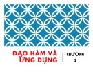 Bài giảng Toán tài chính: Đạo hàm và ứng dụng (Chương 2)