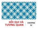 Hồi quy và tương quan trong Toán tài chính: Bài giảng Chương 5c