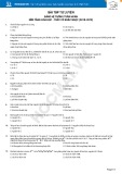 Bài tập tự luyện bảng hệ thống tuần hoàn, nền tảng hóa học (2018-2019)