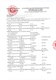 Đề thi minh họa THPT Quốc gia năm 2020 môn Hóa học - Bộ Giáo dục và Đào tạo (Lần 1)