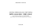 Bài giảng Giáo dục Thể chất phổ thông (Thông tư 32/2018/TT-BGDĐT) mới nhất