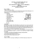 Đáp án đề thi tốt nghiệp cao đẳng nghề môn Lý thuyết chuyên môn nghề (2007-2010) - Mã đề thi: DA OTO-LT47