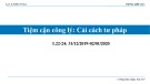 Bài giảng Luật và chính sách kinh tế - Bài 22-24: Tiệm cận công lý: Cải cách tư pháp