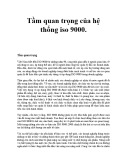 Tầm quan trọng của hệ thống ISO 9000