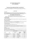 Quy chuẩn kỹ thuật Quốc gia QCVN 20:2009/BTNMT