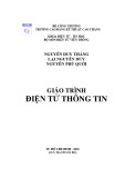 Giáo trình Điện tử thông tin Phần 1: CĐ Kỹ Thuật Cao Thắng (Chi Tiết)