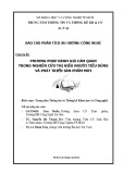 Báo cáo phân tích xu hướng công nghệ: Phương pháp đánh giá cảm quan trong nghiên cứu thị hiếu người tiêu dùng và phát triển sản phẩm mới