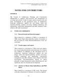 The Journal of Architecture, Planning and Construction Management