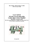 Giáo trình Truyền động điện Nghề Điện công nghiệp Cao đẳng nghề (Tổng cục Dạy nghề) chuẩn nhất