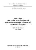 Giáo trình Tính toán truyền động và kiểm nghiệm độ bền cụm chuyển động nghề Cắt gọt kim loại