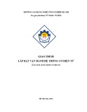 Giáo trình Lắp đặt vận hành hệ thống cơ điện tử tốt nhất - CĐ Nghề Công Nghiệp Hà Nội