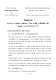Báo cáo Nitrate – Nitrite trong công nghệ chế biến thịt