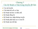 Bài giảng Kỹ thuật truyền dữ liệu: Các kỹ thuật cơ bản trong truyền số liệu - Chương 3