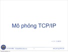 Bài giảng Tin học ứng dụng: Mô phỏng TCP/IP - Lê Viết Mẫn