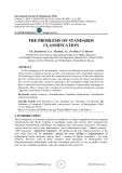 The problems of standards classification