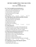 Bộ trắc nghiệm Tâm lý học đại cương [mới nhất]