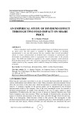 An empirical study of dividend effect through two fold impact on share price