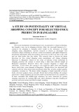 A study on potentiality of virtual shopping concept for selected FCMG products in Bangalore
