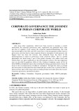 Corporate governance the journey of Indian corporate world