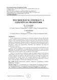 Hợp đồng tâm lý: Khung khái niệm (Conceptual Framework) chi tiết