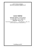 Giáo trình Cơ ứng dụng - Nghề: Công nghệ ôtô (Trung cấp) - CĐ Nghề Đà Lạt