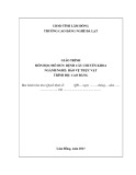 Giáo trình Bệnh cây chuyên khoa - Nghề: Bảo vệ thực vật (Cao đẳng) - CĐ Nghề Đà Lạt