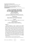 Khung Quyết Định Đa Tiêu Chí cho Quản Lý Kho: Hướng Dẫn Chi Tiết