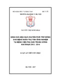 Hiệu quả chuyển phôi trữ đông cho bệnh nhân thụ tinh ống nghiệm: Luận án Tiến sĩ Y học tại Bệnh viện Phụ sản trung ương giai đoạn 2012-2014