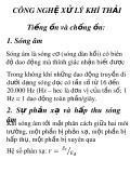Bài giảng Công nghệ xử lý khí thải: Tiếng ồn và chống ồn theo Nguyễn Văn Hiển