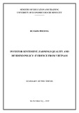 Summary of Phd thesis: Investor sentiment, earnings quality and dividend policy - Evidence from Vietnam