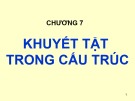 Bài giảng Cơ sở khoa học vật liệu Chương 7: TS. Lê Văn Thăng (mới nhất)