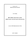 Luận án Tiến sĩ Khoa học máy tính: Điều khiển công bằng luồng trong mạng chuyển mạch chùm quang