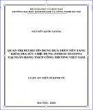 Abstract of Phd thesis on Public Management: State management over domestic violence prevention and control in Vietnam