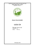 Giáo án Toán cao cấp: Học phần chi tiết
