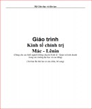 Giáo trình Kinh tế chính trị Mác - Lênin: Phần 2 (Nguyễn Văn Hảo) chuẩn nhất