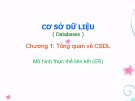 Bài giảng Cơ sở dữ liệu (Databases) - Chương 1b: Các khái niệm cơ bản