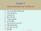 Bài giảng Thiết kế đường dây và trạm biến áp Chương 2: TS. Nguyễn Nhật Nam, TS. Huỳnh Quốc Việt