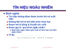 Bài giảng Lý thuyết tín hiệu: Chương 3 (tt) - Võ Thị Thu Sương