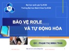 Bài giảng Bảo vệ Rơle & tự động hóa: Chương 1 của Phạm Thị Minh Thái