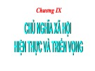 Bài giảng chủ nghĩa xã hội hiện thực và triển vọng: Tổng quan kiến thức