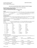Đề thi Tiếng Anh giao tiếp trong doanh nghiệp (Exam in English for business communication) - Đề 5