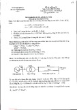 Đề thi cuối học kỳ môn Ổn định hệ thống điện [năm học]